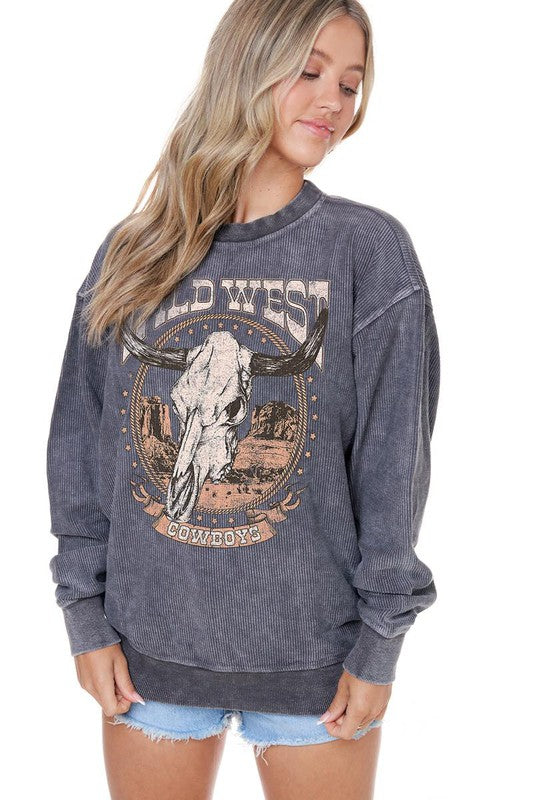 Wild West Cowboys Crewneck