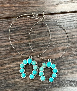 Turquoise Squash Hoops